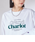 【SHIPS別注】Champion: プリント ロングスリーブ TEE