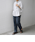 SHIPS any: コットン/リネン バンド スキッパー ハーフスリーブ シャツ◇