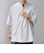 SHIPS any: コットン/リネン バンド スキッパー ハーフスリーブ シャツ◇