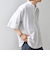 SHIPS any: コットン/リネン バンド スキッパー ハーフスリーブ シャツ◇