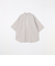 SHIPS any: コットン/リネン バンド スキッパー ハーフスリーブ シャツ◇