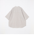 SHIPS any: コットン/リネン バンド スキッパー ハーフスリーブ シャツ◇