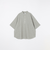 SHIPS any: コットン/リネン バンド スキッパー ハーフスリーブ シャツ◇