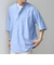 SHIPS any: コットン/リネン バンド スキッパー ハーフスリーブ シャツ◇