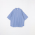 SHIPS any: コットン/リネン バンド スキッパー ハーフスリーブ シャツ◇