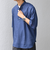 SHIPS any: コットン/リネン バンド スキッパー ハーフスリーブ シャツ◇