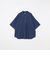 SHIPS any: コットン/リネン バンド スキッパー ハーフスリーブ シャツ◇