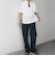 SHIPS any: JAPAN MADE ハイゲージ コットン リラックス リブネック Tシャツ◇
