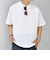 SHIPS any: JAPAN MADE ハイゲージ コットン リラックス リブネック Tシャツ◇