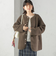 《予約》【一部WEB限定】〈手洗い可能〉NEW リバーシブル ボア ブルゾン