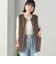 〈手洗い可能〉ボア フリース リバーシブル ベスト