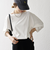 SHIPS any:〈接触冷感/汗染み防止加工/洗濯機可能〉ボートネック ワイド ロンTEE