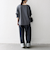SHIPS any:〈接触冷感/汗染み防止加工/洗濯機可能〉ボートネック ワイド ロンTEE