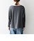SHIPS any:〈接触冷感/汗染み防止加工/洗濯機可能〉ボートネック ワイド ロンTEE
