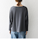 SHIPS any:〈接触冷感/汗染み防止加工/洗濯機可能〉ボートネック ワイド ロンTEE