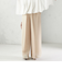 troisiemeCHACO:〈洗濯機可能〉メッシュ ワイド パンツ