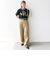 《一部追加予約》〈洗濯機可能〉ハイカウント ツイル 2タック ワイド パンツ