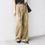 《一部追加予約》〈洗濯機可能〉ハイカウント ツイル 2タック ワイド パンツ