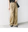 《一部追加予約》〈洗濯機可能〉ハイカウント ツイル 2タック ワイド パンツ