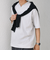 SHIPS any:〈接触冷感・遮熱・UVカット機能等〉サマーファンクション 鹿の子 ヘンリーネック Tシャツ◇
