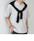 SHIPS any:〈接触冷感・遮熱・UVカット機能等〉サマーファンクション 鹿の子 ヘンリーネック Tシャツ◇