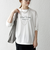 【SHIPS any別注】MONMIMI:〈洗濯機可能〉ロゴ プリント ロンTEE 25AW