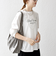 【SHIPS any別注】MONMIMI:〈洗濯機可能〉ロゴ プリント ロンTEE 25AW