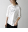 【SHIPS any別注】MONMIMI:〈洗濯機可能〉ロゴ プリント ロンTEE 25AW