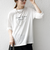 【SHIPS any別注】MONMIMI:〈洗濯機可能〉ロゴ プリント ロンTEE 25AW