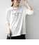 【SHIPS any別注】MONMIMI:〈洗濯機可能〉ロゴ プリント ロンTEE 25AW
