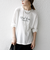 【SHIPS any別注】MONMIMI:〈洗濯機可能〉ロゴ プリント ロンTEE 25AW