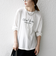 【SHIPS any別注】MONMIMI:〈洗濯機可能〉ロゴ プリント ロンTEE 25AW