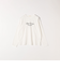【SHIPS any別注】MONMIMI:〈洗濯機可能〉ロゴ プリント ロンTEE 25AW