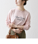 【SHIPS any別注】MONMIMI:〈洗濯機可能〉ロゴ プリント ロンTEE 25AW