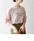【SHIPS any別注】MONMIMI:〈洗濯機可能〉ロゴ プリント ロンTEE 25AW