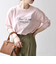 【SHIPS any別注】MONMIMI:〈洗濯機可能〉ロゴ プリント ロンTEE 25AW
