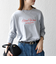 【SHIPS any別注】MONMIMI:〈洗濯機可能〉ロゴ プリント ロンTEE 25AW
