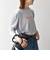 【SHIPS any別注】MONMIMI:〈洗濯機可能〉ロゴ プリント ロンTEE 25AW