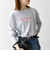 【SHIPS any別注】MONMIMI:〈洗濯機可能〉ロゴ プリント ロンTEE 25AW