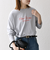 【SHIPS any別注】MONMIMI:〈洗濯機可能〉ロゴ プリント ロンTEE 25AW