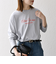 【SHIPS any別注】MONMIMI:〈洗濯機可能〉ロゴ プリント ロンTEE 25AW