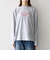 【SHIPS any別注】MONMIMI:〈洗濯機可能〉ロゴ プリント ロンTEE 25AW