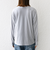 【SHIPS any別注】MONMIMI:〈洗濯機可能〉ロゴ プリント ロンTEE 25AW