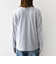 【SHIPS any別注】MONMIMI:〈洗濯機可能〉ロゴ プリント ロンTEE 25AW
