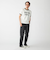 【SHIPS別注】THE DAY ON THE BEACH: プリント リンガー Tシャツ