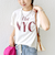 【WEB限定】コットン 天竺 ロゴ プリント TEE