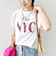 【WEB限定】コットン 天竺 ロゴ プリント TEE