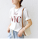 【WEB限定】コットン 天竺 ロゴ プリント TEE