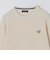 【SHIPS別注】FRED PERRY: シングル ティップ ワッフル ニット