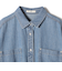 《一部追加予約》〈洗濯機可能〉ライトオンス デニム ショート シャツ